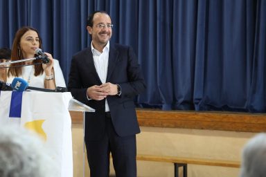 Πρόεδρος της Δημοκρατίας – Επίσκεψη στο Γυμνάσιο Αγίου Δομετίου