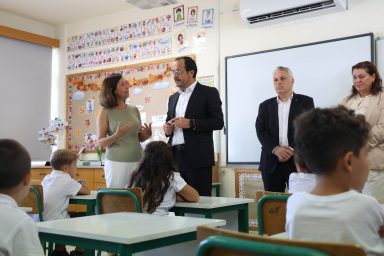 Πρόεδρος της Δημοκρατίας – Επίσκεψη στο Δημοτικό Σχολείο Κωνσταντινουπόλεως
