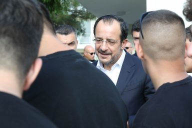 Πρόεδρος της Δημοκρατίας – Επίσκεψη στο Γυμνάσιο Αγίου Δομετίου