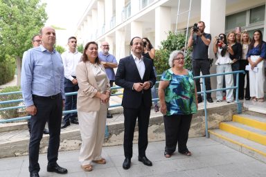 Πρόεδρος της Δημοκρατίας – Επίσκεψη στο Γυμνάσιο Αγίου Δομετίου