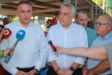 Υπουργός Γεωργίας – Επίσκεψη στη νέα Λαϊκή Αγορά Στροβόλου
