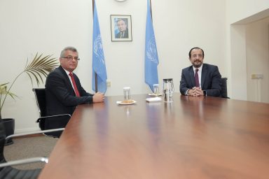 Πρόεδρος της Δημοκρατίας ‒ Συνάντηση με τον ηγέτη της τουρκοκυπριακής κοινότητας