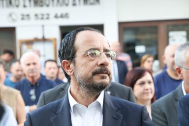 Πρόεδρος της Δημοκρατίας – Τελετή εγκαινίων του έργου «Αναβάθμιση Πολιτιστικού Κέντρου Δυμών»