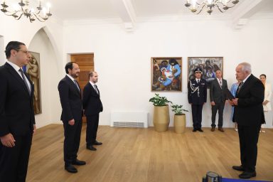 Πρόεδρος της Δημοκρατίας – Διαπιστευτήρια του νέου Πρέσβη της Σλοβακικής Δημοκρατίας