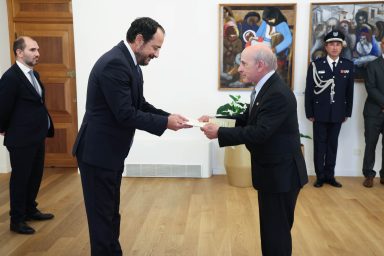 Πρόεδρος της Δημοκρατίας – Διαπιστευτήρια του νέου Πρέσβη των Ηνωμένων Πολιτειών Αμερικής