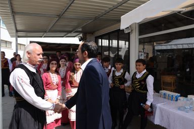 Πρόεδρος της Δημοκρατίας – Τελετή εγκαινίων της ανάπλασης του πυρήνα της Κοινότητας Μενίκου