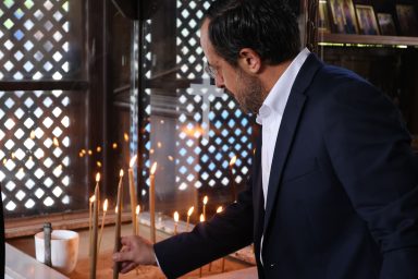 Πρόεδρος της Δημοκρατίας – Τελετή εγκαινίων της ανάπλασης του πυρήνα της Κοινότητας Μενίκου