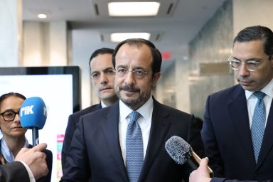 Πρόεδρος της Δημοκρατίας – Γενικός Γραμματέας των Ηνωμένων Εθνών- Δηλωσεις