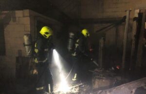 Ливадия: Пожар на крыше дома во время гидроизоляционных работ