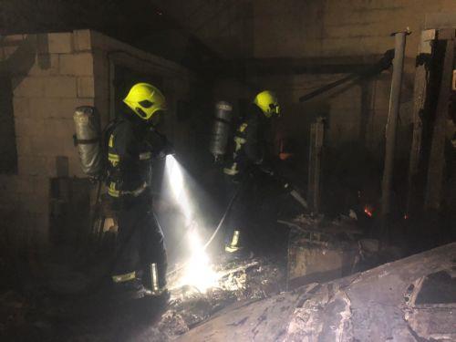 Ливадия: Пожар на крыше дома во время гидроизоляционных работ