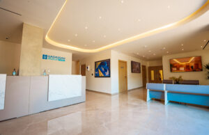 Χώρος υποδοχής του Hadassah Medical Center Limassol