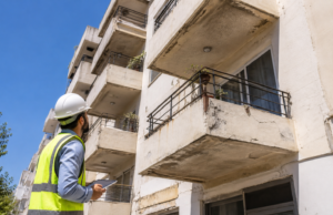 Επικίνδυνη οικοδομή στη Λεμεσό: Πού την καταγγέλλεις, ποιος επεμβαίνει και ποιος πληρώνει Συμβολική εικόνα μηχανικού που εξετάζει φθορές σε παλαιό κτίριο