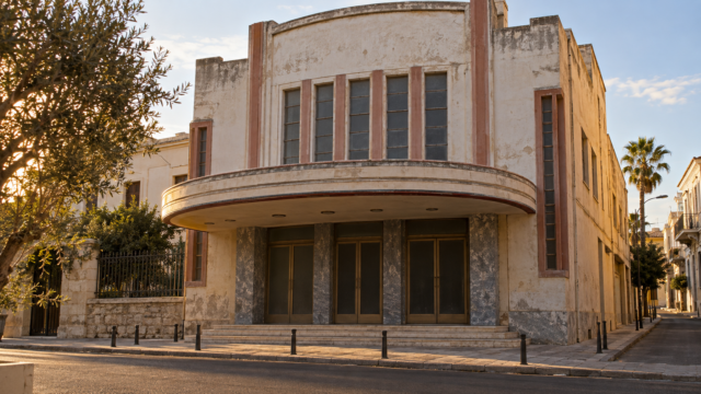 Συμβολική απεικόνιση παλαιού κινηματογράφου που αναμένει αποκατάσταση