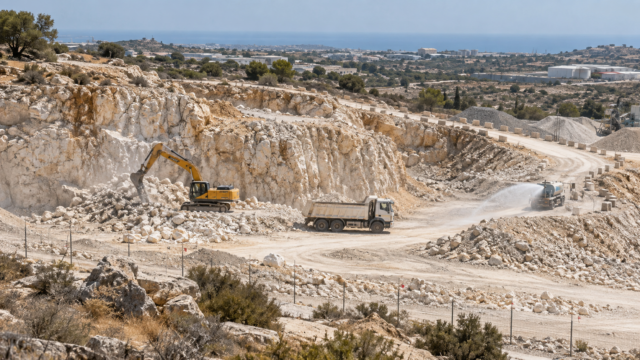 Νέο λατομείο 18.000 τ.μ. στα Κάτω Πολεμίδια: Οι 120.000 τόνοι και οι αυστηροί περιβαλλοντικοί όροι Ουδέτερη απεικόνιση μικρού λατομείου ασβεστολιθικού πετρώματος στην επαρχία Λεμεσού