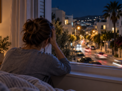 Κάτοικος δίπλα σε πολυσύχναστο δρόμο της Λεμεσού τη νύχτα