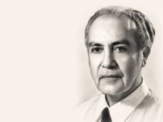 Ο Κύπριος πεζογράφος Γιώργος Φιλίππου Πιερίδης σε ασπρόμαυρο πορτρέτο