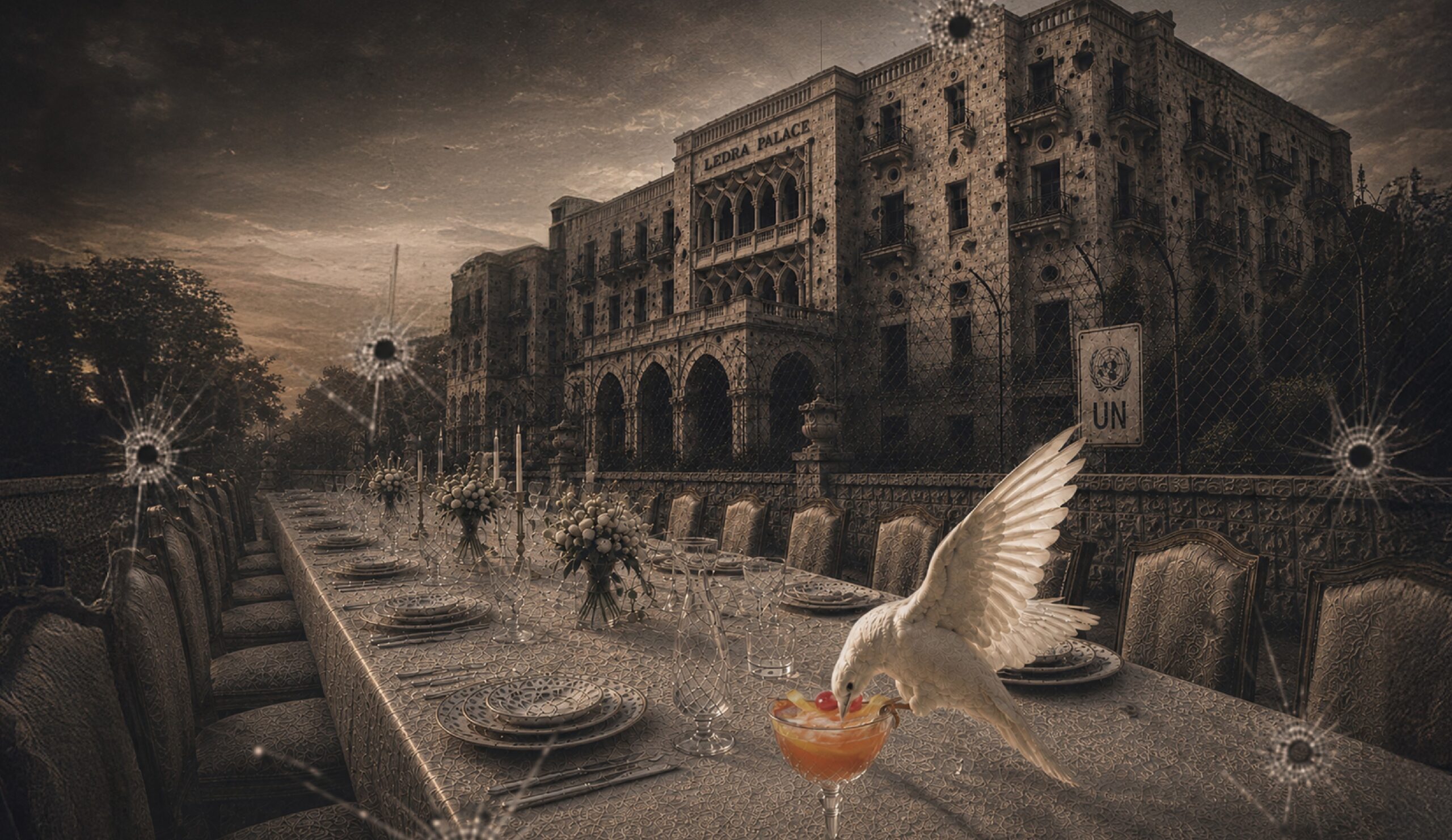 Εικαστική εικόνα της παράστασης Brandy Sour με το Ledra Palace