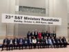 Ο Επικεφαλής Επιστήμονας εκπροσώπησε την Κύπρο στο Ministerial Roundtable του 23ου STS Forum στην Ιαπωνία