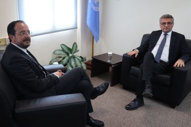 Πρόεδρος της Δημοκρατίας – Συνάντηση με ηγέτη της τουρκοκυπριακής κοινότητας