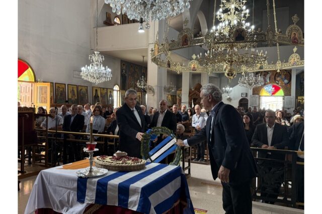 Επιμνημόσυνος Λόγος του Υπουργού Εργασίας και Κοινωνικών Ασφαλίσεων κ. Μαρίνου Μουσιούττα στο Εθνικό Μνημόσυνο Παλαικυθριτών Επιμνημόσυνος Λόγος του Υπουργού Εργασίας και Κοινωνικών Ασφαλίσεων κ. Μαρίνου Μουσιούττα στο Εθνικό Μνημόσυνο Παλαικυθριτών