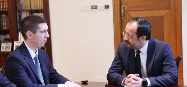 Ο Πρόεδρος της Δημοκρατίας δέχθηκε τον Υπουργό Εξωτερικών της Μολδαβίας Ο Πρόεδρος της Δημοκρατίας δέχθηκε τον Υπουργό Εξωτερικών της Μολδαβίας
