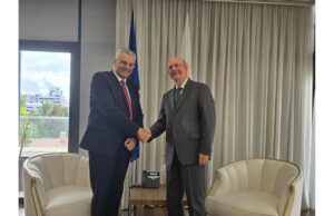 O Υπουργός Οικονομικών κ. Μάκης Κεραυνός συναντήθηκε με τον Πρέσβη της Ομοσπονδιακής Δημοκρατίας της Γερμανίας στην Κύπρο δρα Hans-Peter Jugel