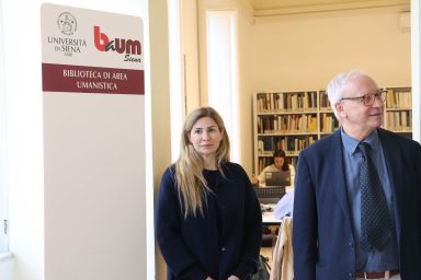Διευθύντρια ΓΤΠ – Εγκαίνια της Κυπρολογικής Βιβλιοθήκης (Fondo Cipro) στο Πανεπιστήμιο της Σιένα