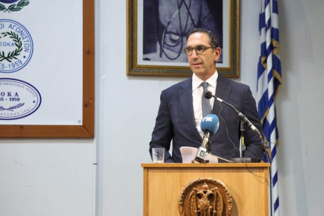 Υπουργός Εσωτερικών – Τελετή εγκαινίων της σειράς διαλέξεων της Ακαδημίας Ιστορικών Σπουδών