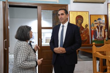 Υπουργός Εσωτερικών – Τελετή υπογραφής της Β΄ φάσης του Πρωτοκόλλου Αδελφοποίησης μεταξύ του Δήμου Ακανθούς και του Δήμου Ηρακλείου Αττικής