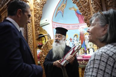 Υπουργός Εσωτερικών – Τελετή υπογραφής της Β΄ φάσης του Πρωτοκόλλου Αδελφοποίησης μεταξύ του Δήμου Ακανθούς και του Δήμου Ηρακλείου Αττικής