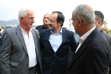 Πρόεδρος της Δημοκρατίας – Τελετή εγκαινίων του λιθόστρωτου πυρήνα της Κοινότητας Φαρμακά