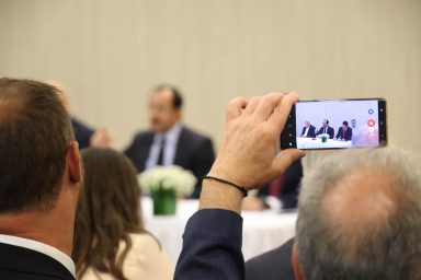 Πρόεδρος της Δημοκρατίας – Δήμαρχος και μέλη Δημοτικού Συμβουλίου Μόρφου και Αντιπροσωπίες επισήμων από το Ευρωπαϊκό Κοινοβούλιο