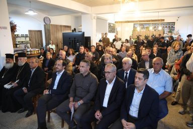 Πρόεδρος της Δημοκρατίας – Τελετή εγκαινίων του λιθόστρωτου πυρήνα της Κοινότητας Φαρμακά