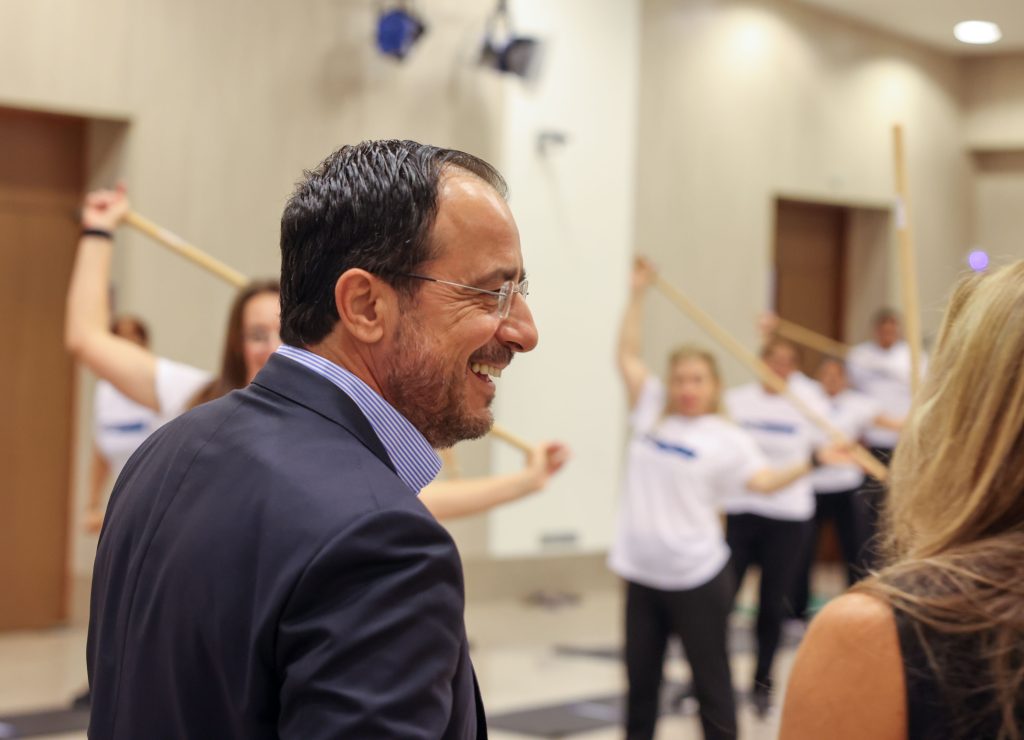Ο Πρόεδρος της Δημοκρατίας παρέστη σε εκδήλωση για το πρόγραμμα BeActive - Gov.cy