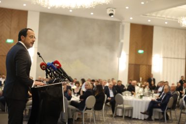 Πρόεδρος της Δημοκρατίας – Επετειακή εκδήλωση για τον εορτασμό των 95 χρόνων του Σωματείου Ολυμπιακός Λευκωσίας