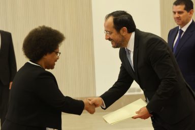 Πρόεδρος της Δημοκρατίας – Διαπιστευτήρια της νέας Ύπατης Αρμοστού του Ανεξάρτητου Κράτους των Παπούα της Νέας Γουινέας