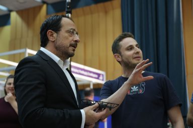Πρόεδρος της Δημοκρατίας – Ξενάγηση στα περίπτερα του 9ου Εθνικού Διαγωνισμού Δεξιοτήτων SkillsCyprus 2026