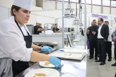 Πρόεδρος της Δημοκρατίας – Ξενάγηση στα περίπτερα του 9ου Εθνικού Διαγωνισμού Δεξιοτήτων SkillsCyprus 2026