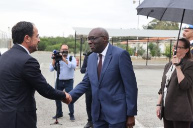 Πρόεδρος της Δημοκρατίας – Συνάντηση με ηγέτη της τουρκοκυπριακής κοινότητας