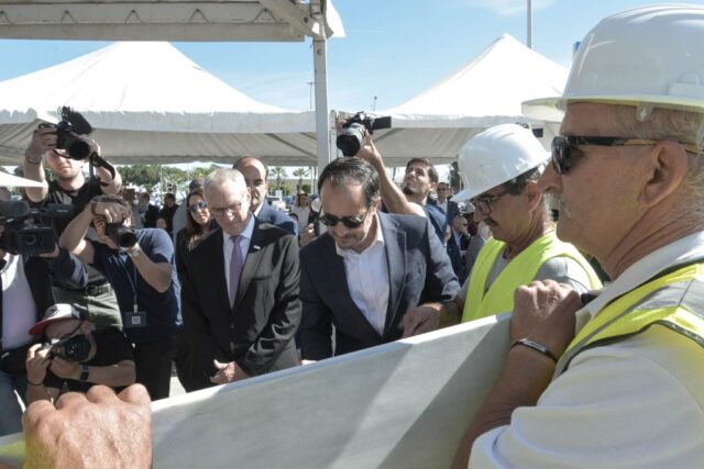 Πρόεδρος της Δημοκρατίας – Τελετή Κατάθεσης θεμέλιου λίθου της Σχολής Θαλάσσιων Επιστημών, Τεχνολογίας και Βιώσιμης Ανάπτυξης