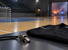 Εμπρησμός περιουσίας διαιτητή – Στήριξη και καταδίκη από την ΚΟΧ Η εικόνα αποτελεί προϊόν Τεχνητής Νοημοσύνης.