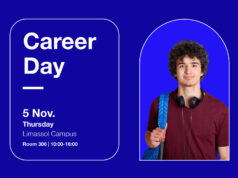 Επίσημο εικαστικό Career Day 2026 του Frederick στη Λεμεσό