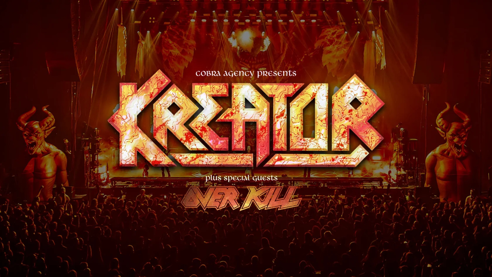 Kreator και Overkill στη Λεμεσό: Thrash metal ραντεβού στις 22 Νοεμβρίου