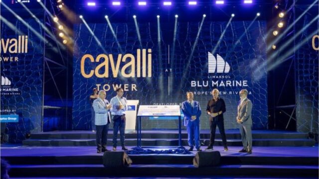 Αποκάλυψη της εναρκτήριας πλάκας του Cavalli Tower στη Λεμεσό
