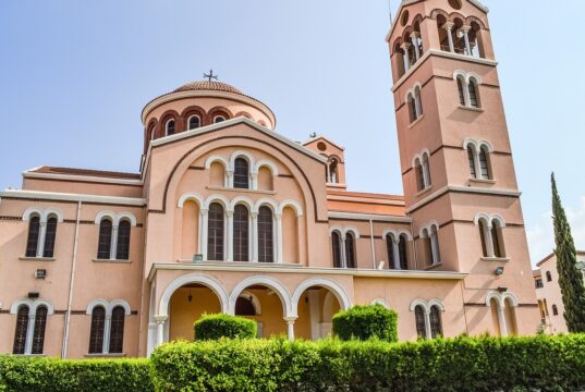Ο μητροπολιτικός ναός Παναγίας Παντάνασσας Καθολικής στη Λεμεσό.