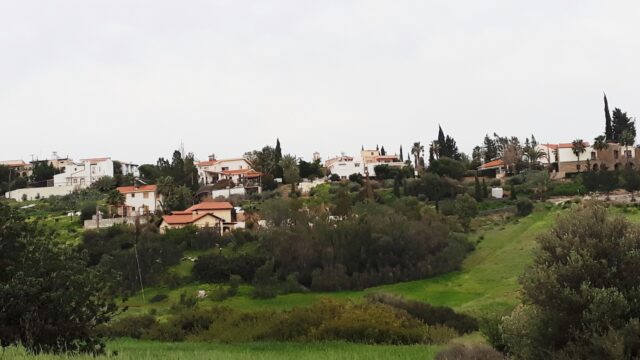 Άποψη της κοινότητας Πεντακώμου στην επαρχία Λεμεσού