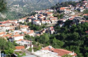 Άποψη της Κυπερούντας στην ορεινή επαρχία Λεμεσού
