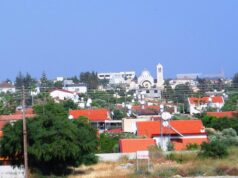 Άποψη του Τραχωνίου, μίας από τις κοινότητες της δυτικής Λεμεσού που περιλαμβάνονται στον σχολικό διαγωνισμό.