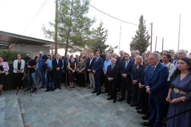Υπουργός Εσωτερικών – Μνημόσυνο πεσόντων και δέηση για διακρίβωση της τύχης των αγνοουμένων της Μόρφου