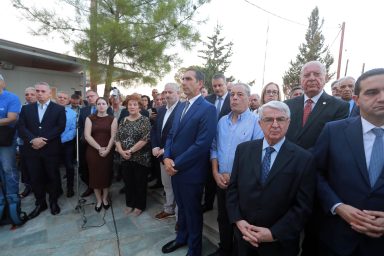 Υπουργός Εσωτερικών – Μνημόσυνο πεσόντων και δέηση για διακρίβωση της τύχης των αγνοουμένων της Μόρφου